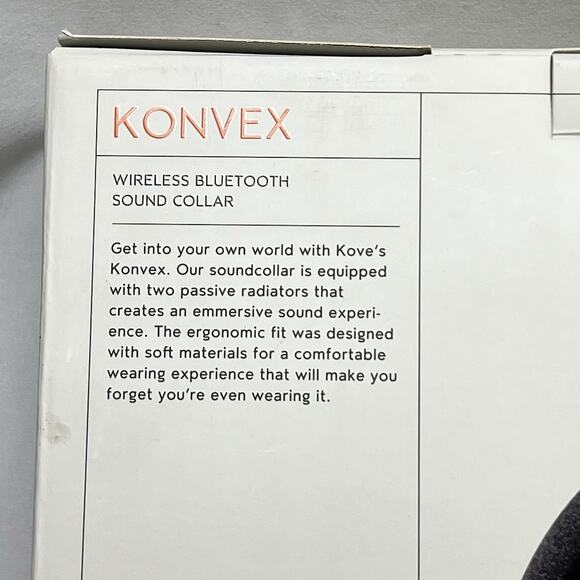 Kove Konvex Wireless Bluetooth Sound Collar Speaker Wear Around Your Neck EUC - Picture 7 of 13